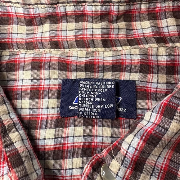 Dickies Button-Down Pearl Snap Shirt‎ Size XL - Picture 7 of 8